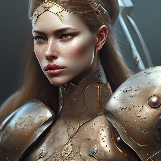 female warrior, war, battle, unreal engine, 3d, ray tracing