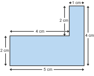 What is the perimeter of the following shape?