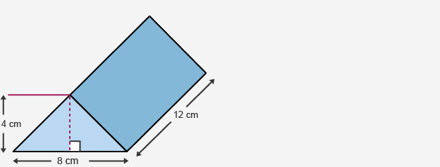 Work out the volume of this prism.