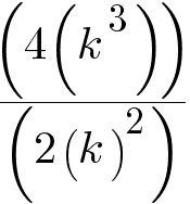 What is the equation simplified?