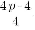 What is the equation simplified?