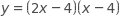 The graph of the eqution is a parabola in the xy-plane. In which of the following equivalent equations do the x- and y-coordinates of the vertex of the parabola appear as constants or coefficients?